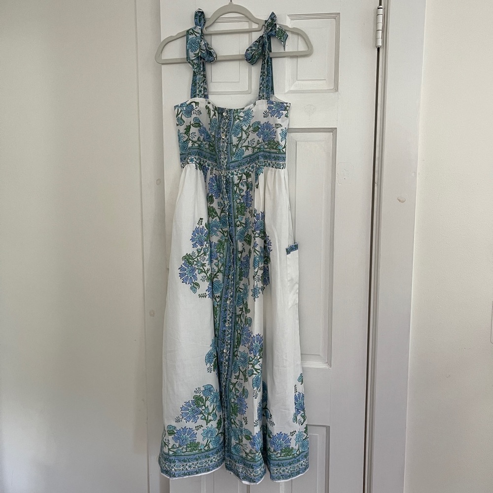 Juliet Dunn Tie Shoulder Dress NWOT - Picture 1 of 5